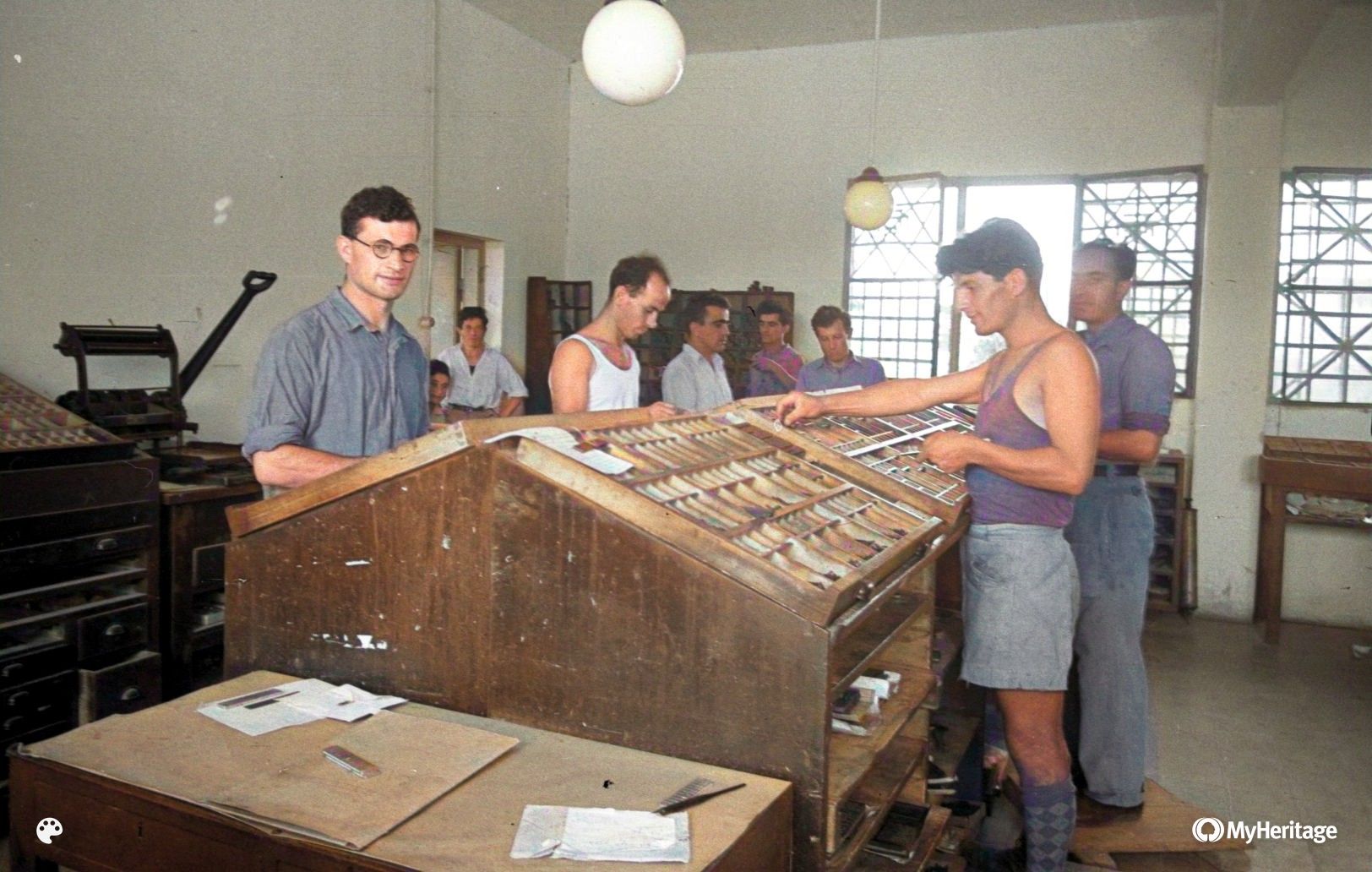 בית הדפוס הראשון של הקיבוץ המאוחד